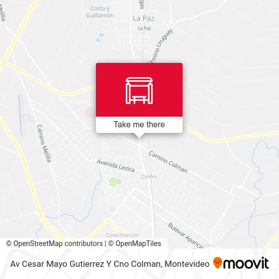 Mapa de Av Cesar Mayo Gutierrez Y Cno Colman