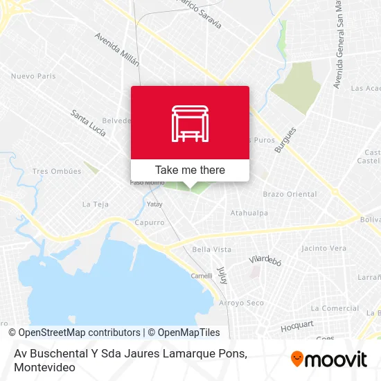 Av Buschental Y Sda Jaures Lamarque Pons map