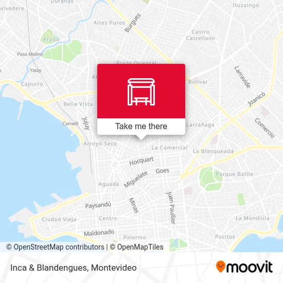 Inca & Blandengues map