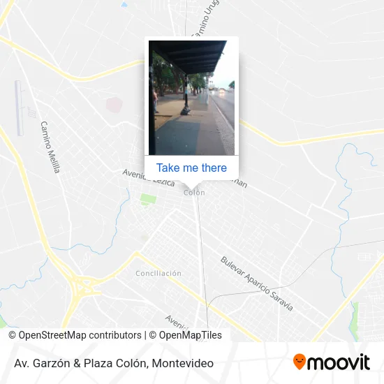 Mapa de Av. Garzón & Plaza Colón