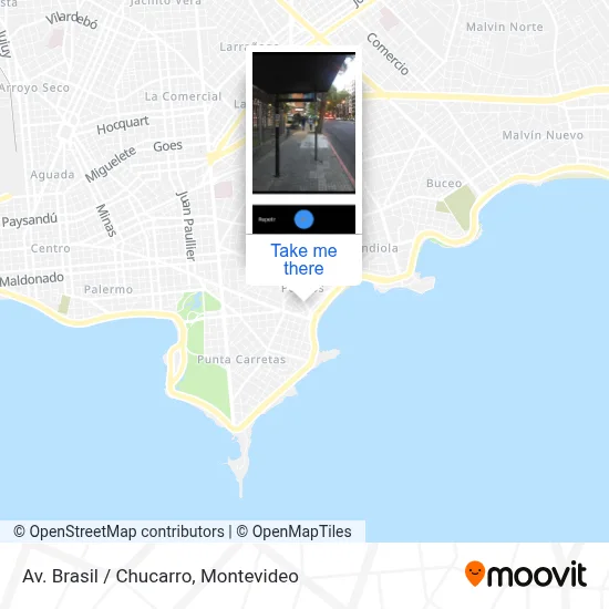 Av. Brasil / Chucarro map