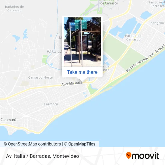 Av. Italia / Barradas map