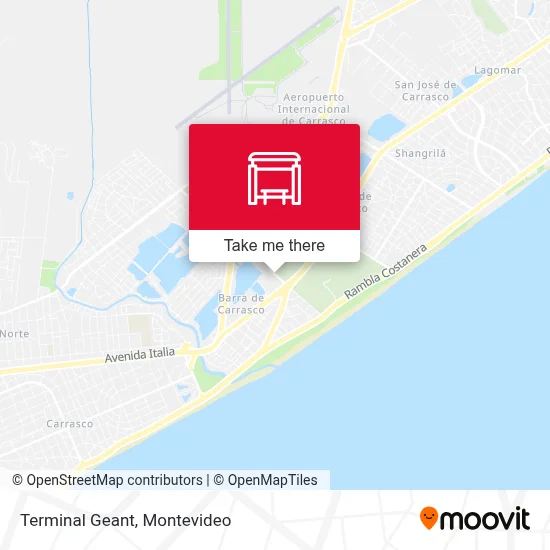 Terminal Geant map