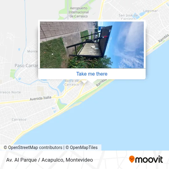Av. Al Parque / Acapulco map