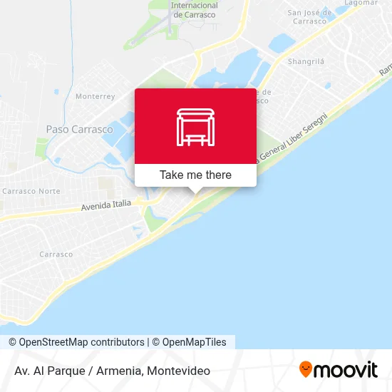 Av. Al Parque / Armenia map