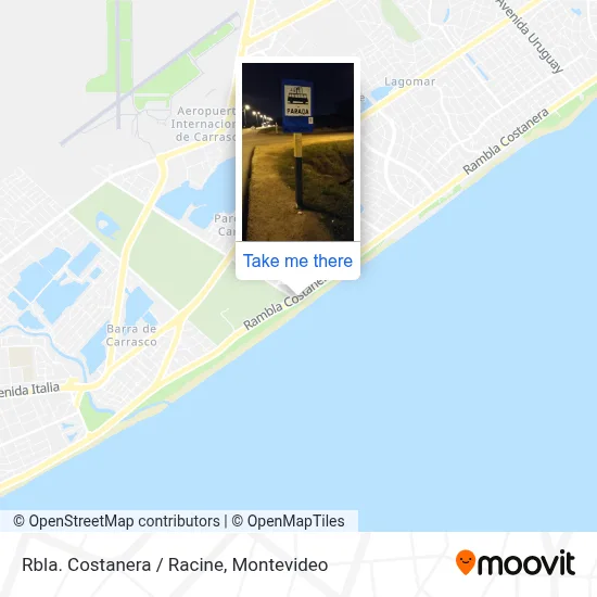 Rbla. Costanera / Racine map
