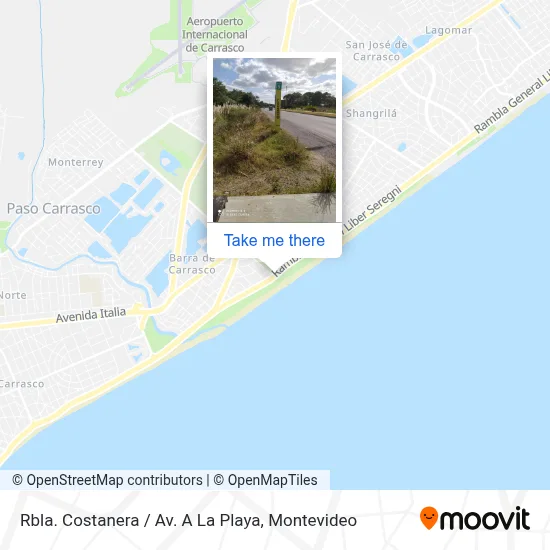 Rbla. Costanera / Av. A La Playa map
