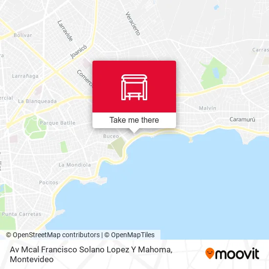 Mapa de Av Mcal Francisco Solano Lopez Y Mahoma