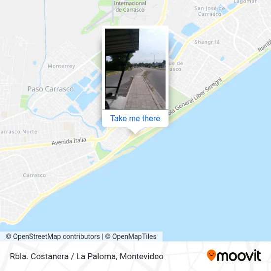 Rbla. Costanera / La Paloma map