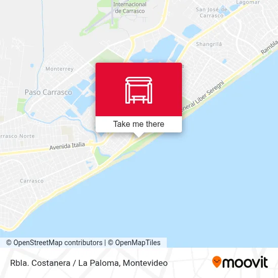 Rbla. Costanera / La Paloma map