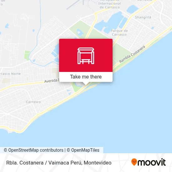 Rbla. Costanera / Vaimaca Perú map
