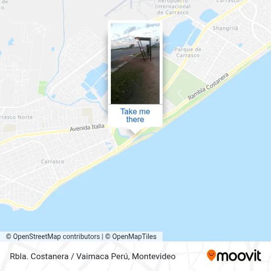Rbla. Costanera / Vaimaca Perú map