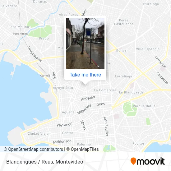Blandengues / Reus map