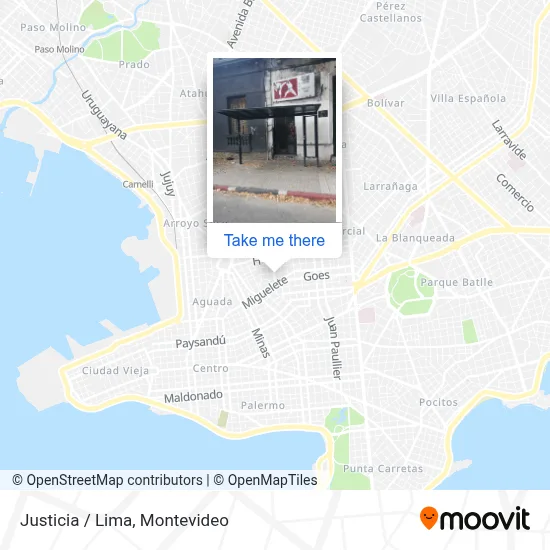 Justicia / Lima map
