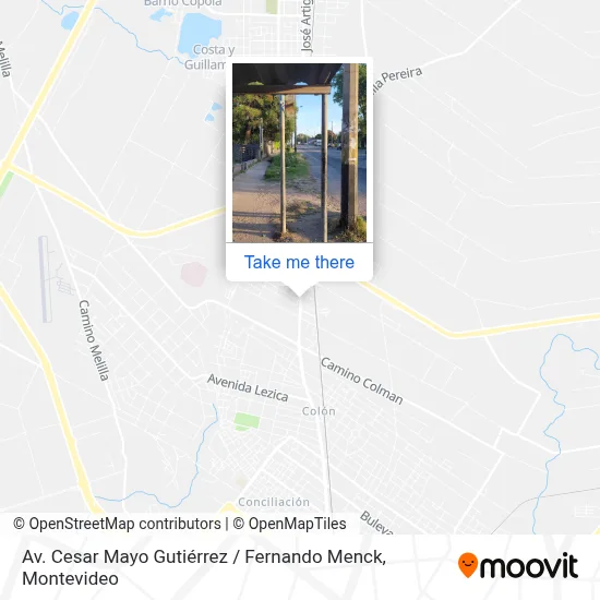 Mapa de Av. Cesar Mayo Gutiérrez / Fernando Menck