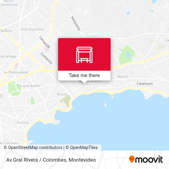 Av.Gral Rivera / Colombes map