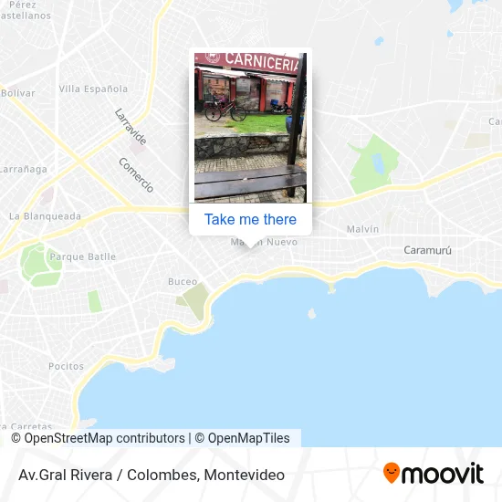 Av.Gral Rivera / Colombes map