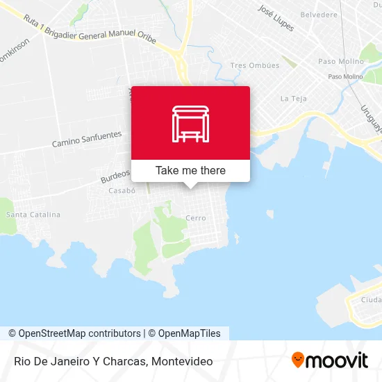 Rio De Janeiro Y Charcas map