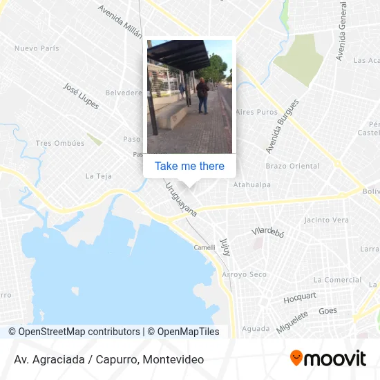 Av. Agraciada / Capurro map