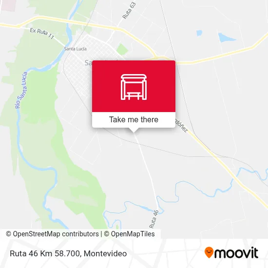 Ruta 46 Km 58.700 map