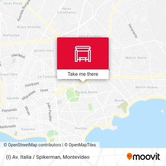(I) Av. Italia / Spikerman map