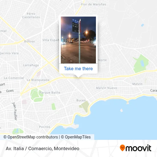 Av. Italia / Comaercio map