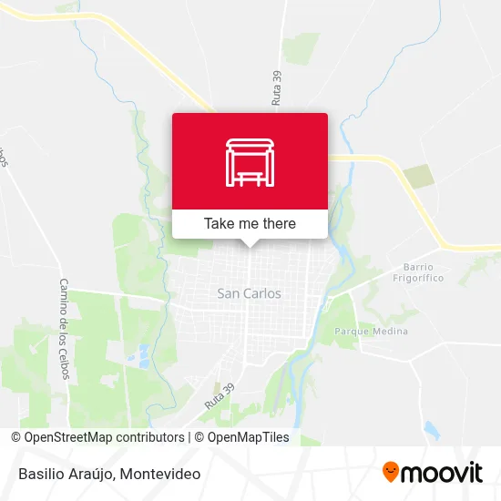 Basilio Araújo map