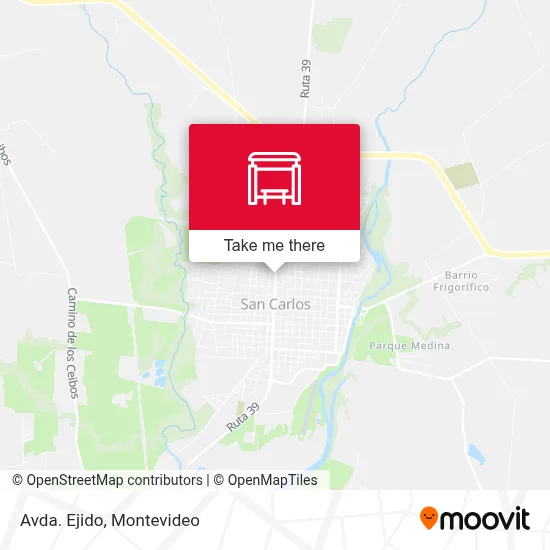 Avda. Ejido map