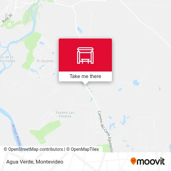 Agua Verde map