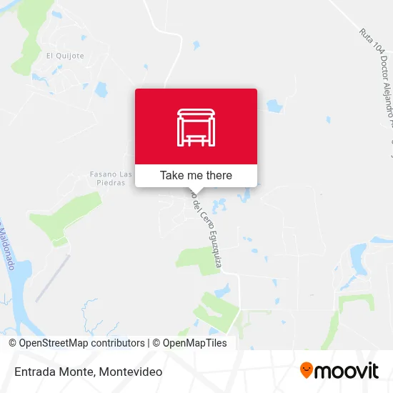 Entrada Monte map