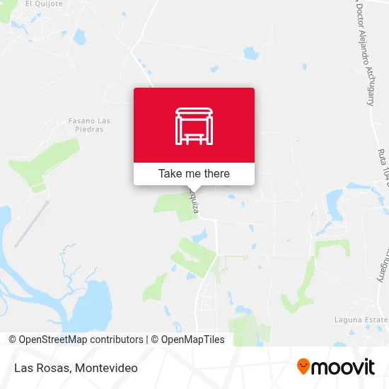 Las Rosas map