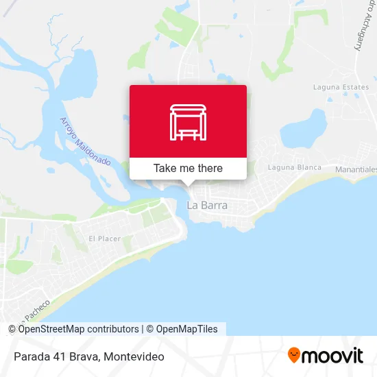 Parada 41 Brava map
