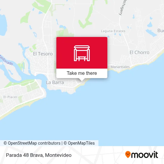 Parada 48 Brava map