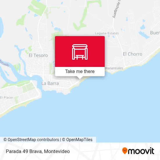 Parada 49 Brava map