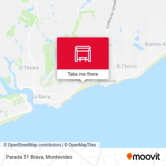 Parada 51 Brava map