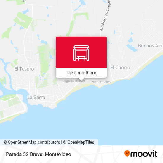 Parada 52 Brava map