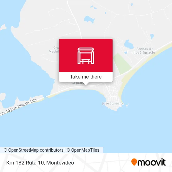 Km 182 Ruta 10 map