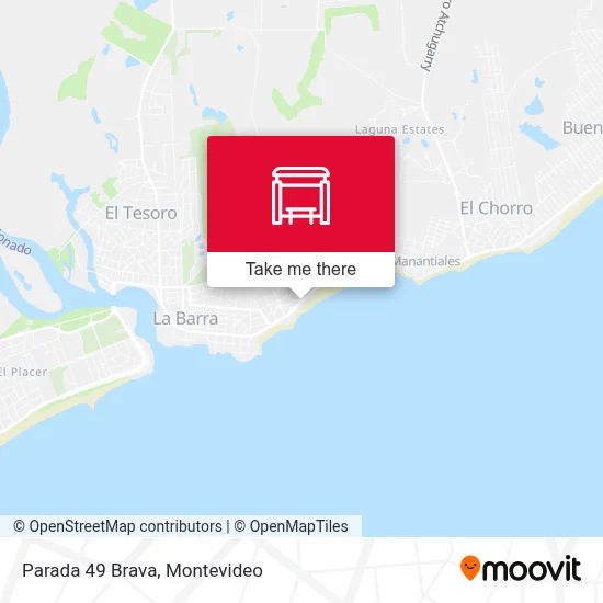 Parada 49 Brava map