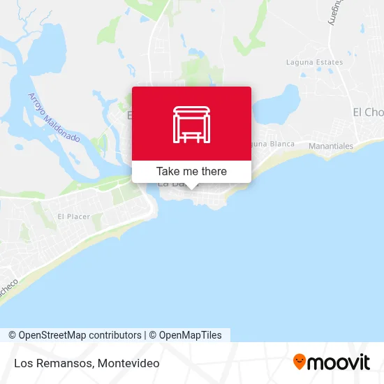 Los Remansos map