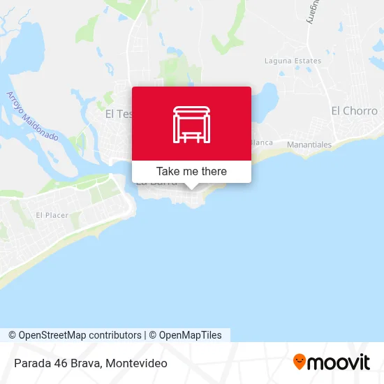 Parada 46 Brava map