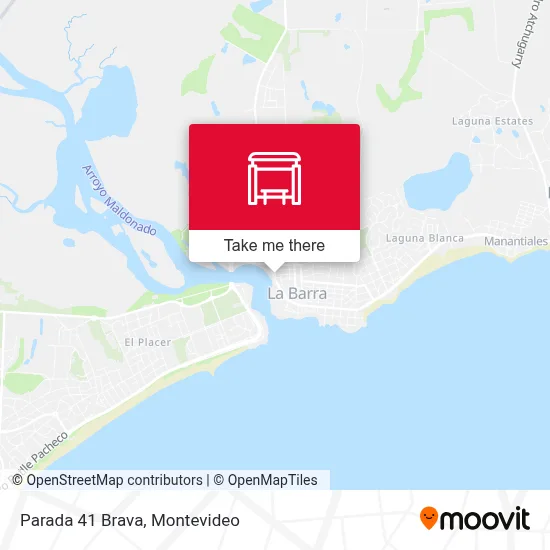 Parada 41 Brava map