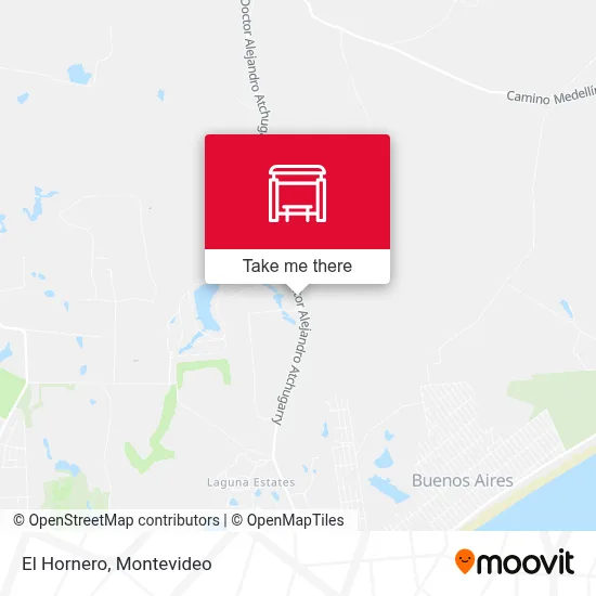 El Hornero map