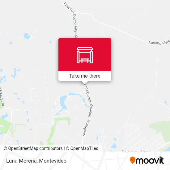 Luna Morena map
