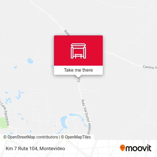 Km 7 Ruta 104 map