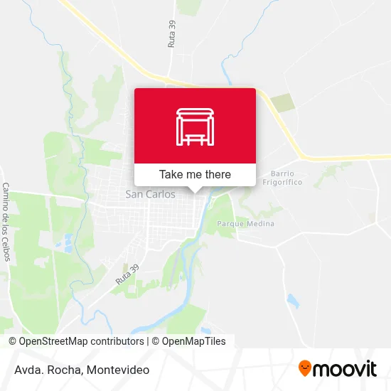 Avda. Rocha map