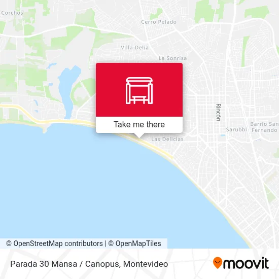 Parada 30 Mansa / Canopus map