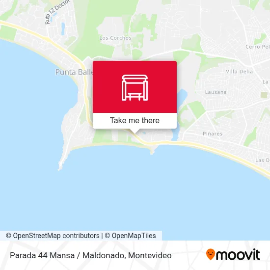 Parada 44 Mansa / Maldonado map
