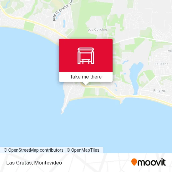 Las Grutas map