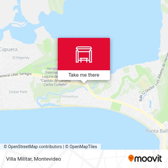 Villa Militar map