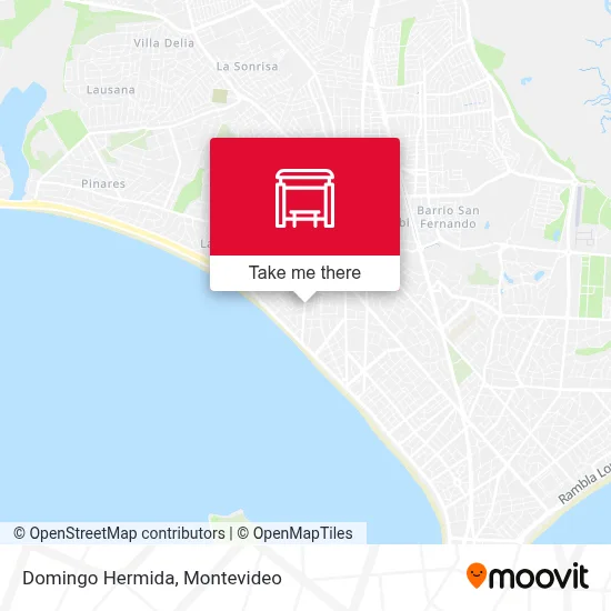 Domingo Hermida map
